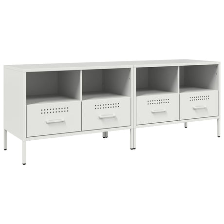 Vidaxl tv-meubelen 2 st 68x39x50,5 cm staal wit