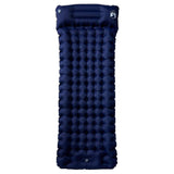 Vidaxl kampeermatras met kussen zelfopblazend 1-persoons marineblauw