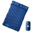 Vidaxl kampeermatras met kussens zelfopblazend 2-persoons marineblauw
