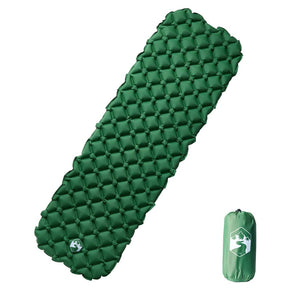 Vidaxl kampeermatras opblaasbaar 190x58x6 cm 1- persoons groen
