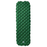 Vidaxl kampeermatras opblaasbaar 190x58x6 cm 1- persoons groen