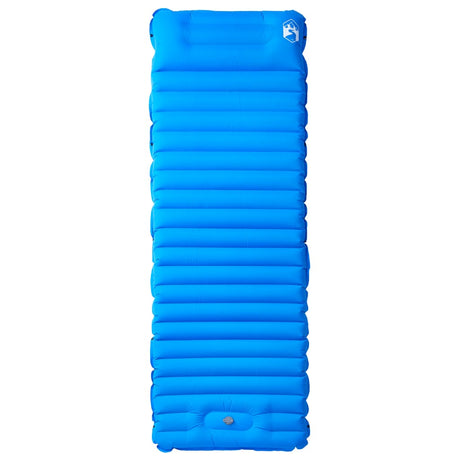 Vidaxl kampeermatras met kussen zelfopblazend 1-persoons blauw