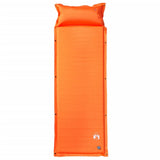 Vidaxl kampeermatras met kussen zelfopblazend 1-persoons oranje