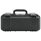 Vidaxl flightcase draagbaar 46,5x21,5x17,5 cm pp zwart