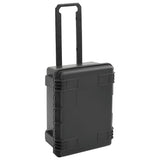 Vidaxl flightcase draagbaar 54x41,5x29 cm pp zwart