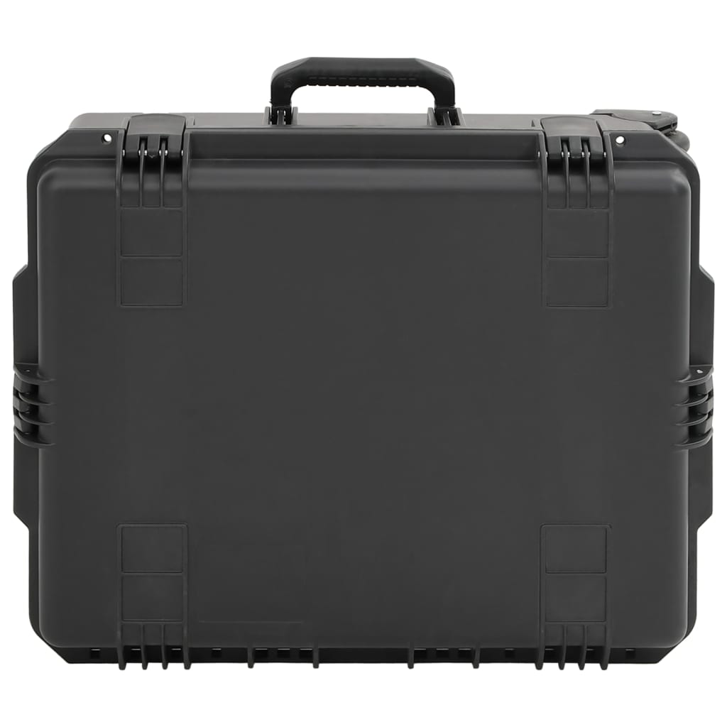 Vidaxl flightcase draagbaar 62,5x50x28,5 cm pp zwart