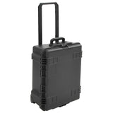 Vidaxl flightcase draagbaar 62,5x50x28,5 cm pp zwart