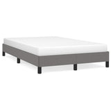 Vidaxl bedframe zonder matras 120x190 cm stof donkergrijs