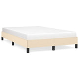 Vidaxl bedframe zonder matras 120x190 cm stof crèmekleurig
