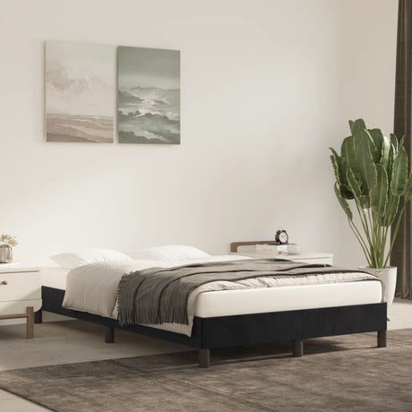 Vidaxl bedframe zonder matras 120x190 cm fluweel zwart