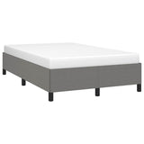 Vidaxl bedframe zonder matras 120x190 cm stof donkergrijs