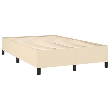 Vidaxl bedframe zonder matras 120x190 cm stof crèmekleurig