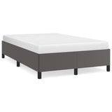 Vidaxl bedframe zonder matras 120x190 cm kunstleer grijs