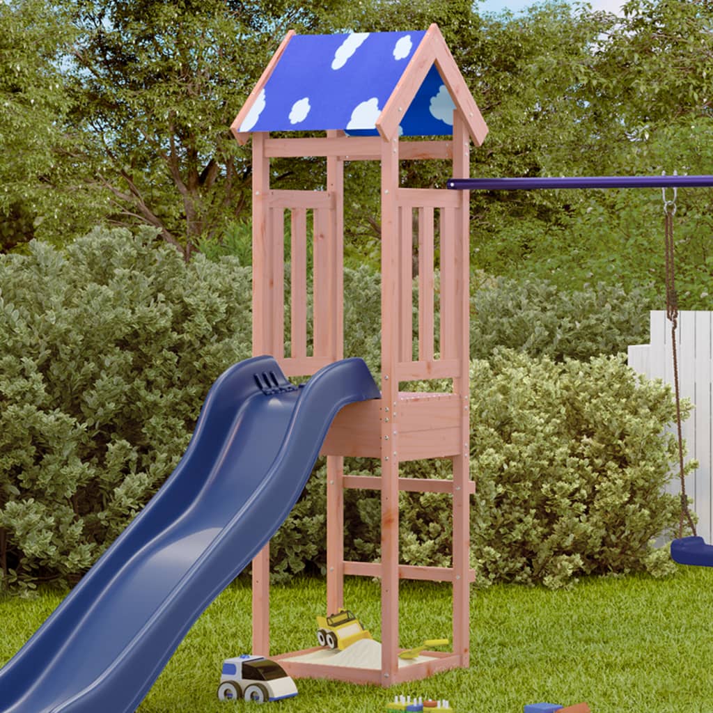 Vidaxl Play Tower 52.5x46.5x208 cm Solid Douglas Vurenhout