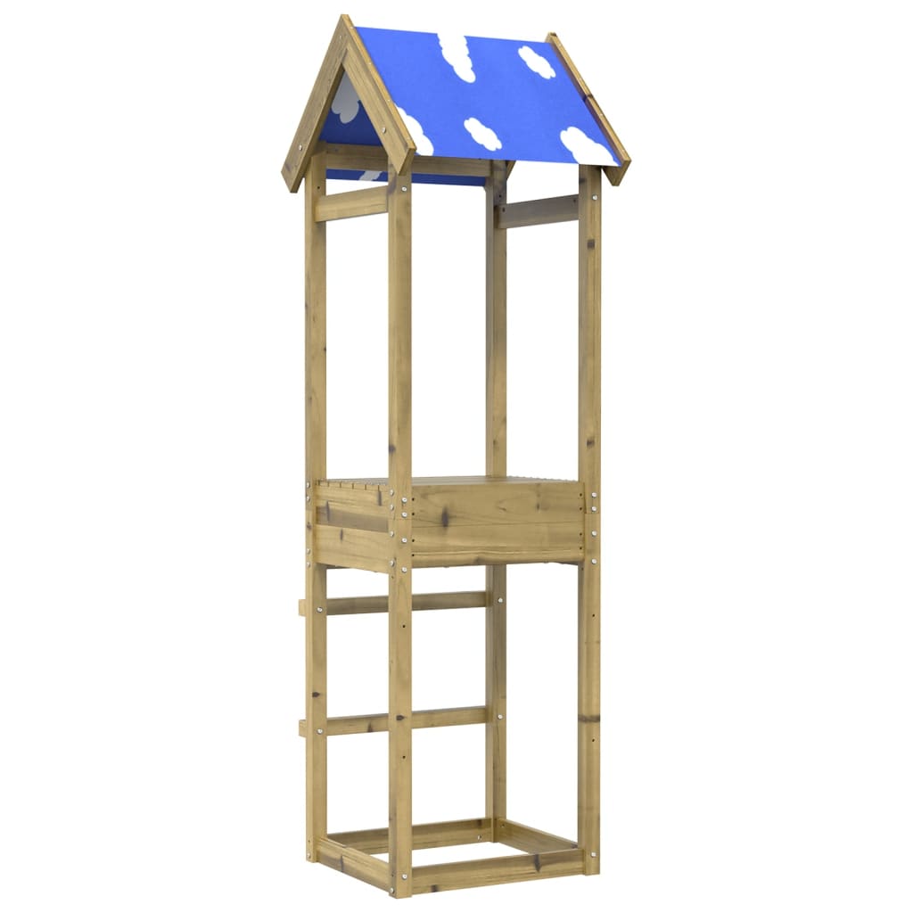 Vidaxl Play Tower 52.5x46.5x195 cm impregnirani bor