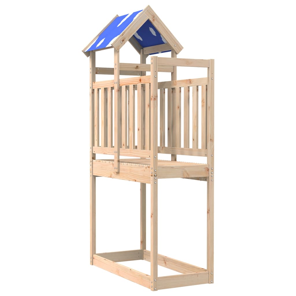 Vidaxl Play Tower 110,5x52,5x215 cm sosna stała