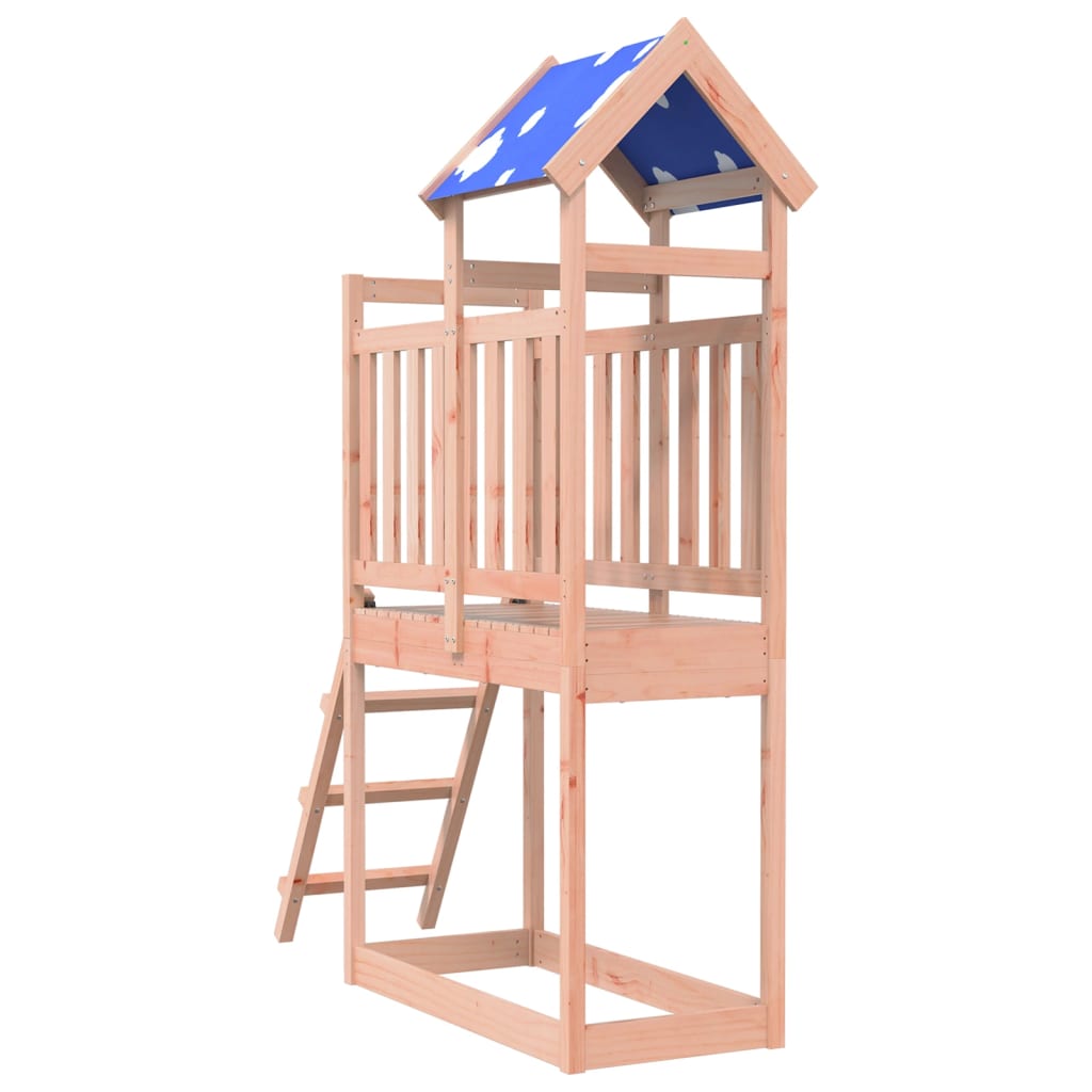 Vidaxl Play Tower avec échelle 110.5x52.5x215 cm Douglashout solide