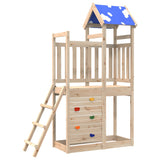 Vidaxl Spillt Tower mam Rock Mauer 110.5x52.5x215 cm folitesch Pine