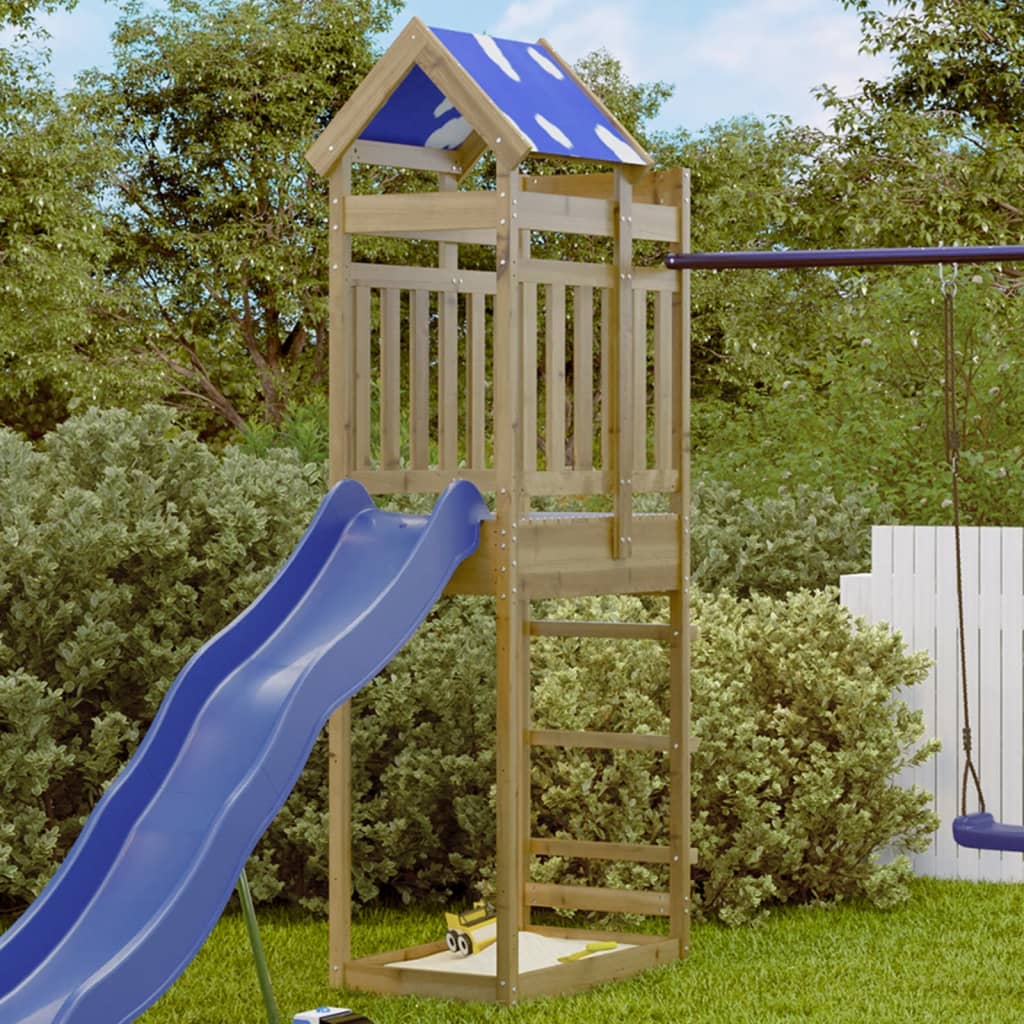 Vidaxl Play Tower 85x52.5x239 cm Imprægneret fyrretræ