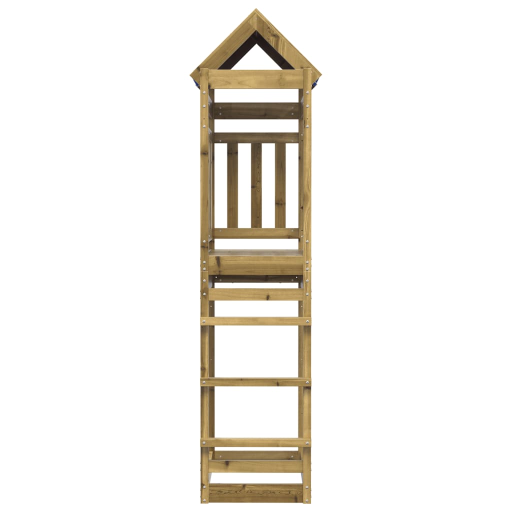 Vidaxl Play Tower 85x52.5x239 cm Pine impregnado