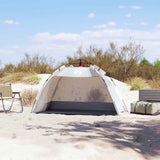 VidaXL beach tent 2-person waterproof fast-release gray