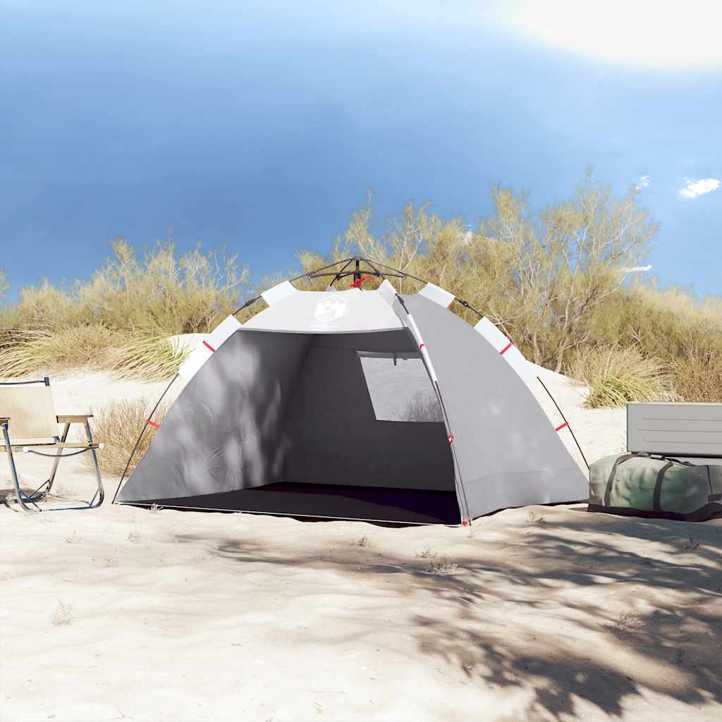 Vidaxl Beach Tent 2-osobowy wodoodporny szybki szary