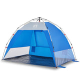 Vidaxl Beach Tent 2 Personne étanche à libération rapide Azure Bleu