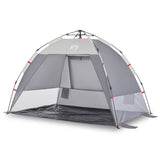 Vidaxl Beach Tent 2-osobowy wodoodporny szybki szary