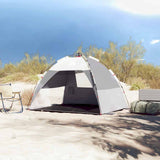 VidaXL beach tent 2-person waterproof fast-release gray