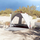 Vidaxl Beach Tent 2-osobowy wodoodporny szybki szary