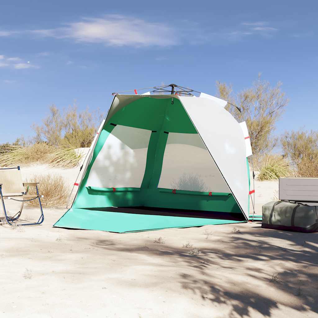 Vidaxl Beach Tent de 3 personas impermeable al mar de la liberación rápida del mar