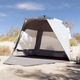 VidaXL beach tent 3-person waterproof fast release gray