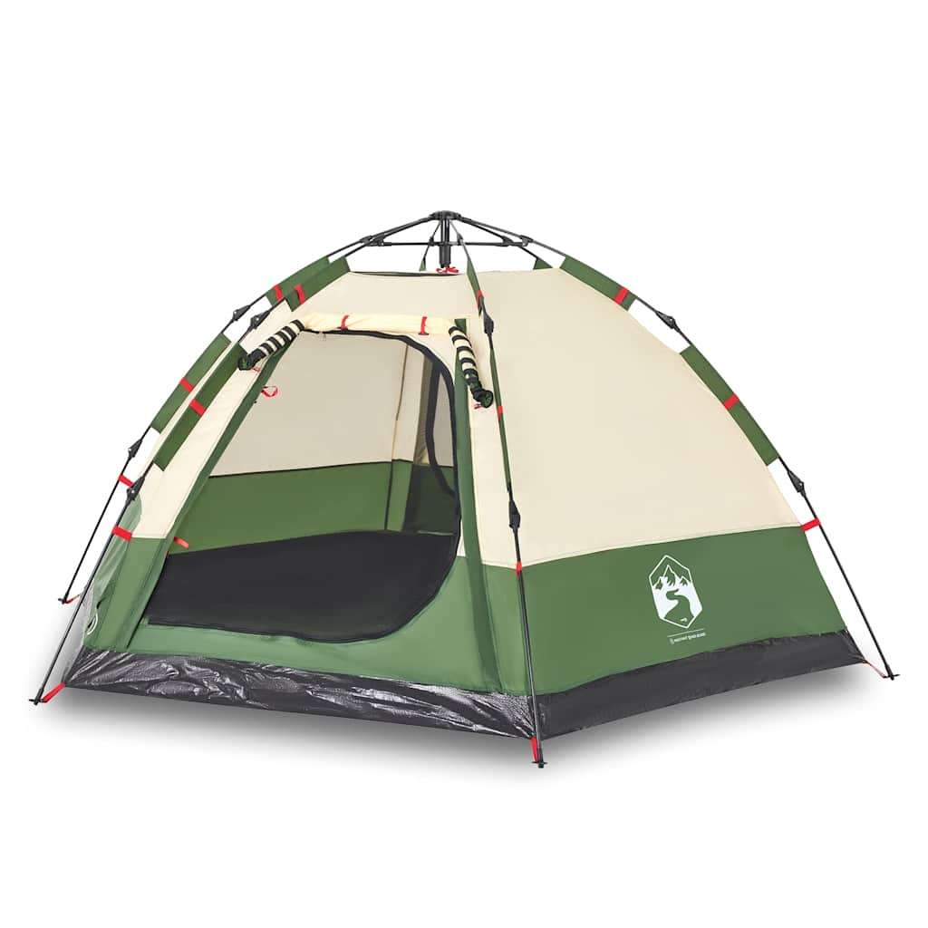 Vidaxl Camping Tent 4-osobowy szybki wydanie zielony