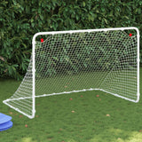 Vidaxl fotballmål 122x81x81 cm stålhvit