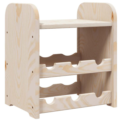 Vidaxl wijnrek met bovenblad 33x25x37 cm massief grenenhout