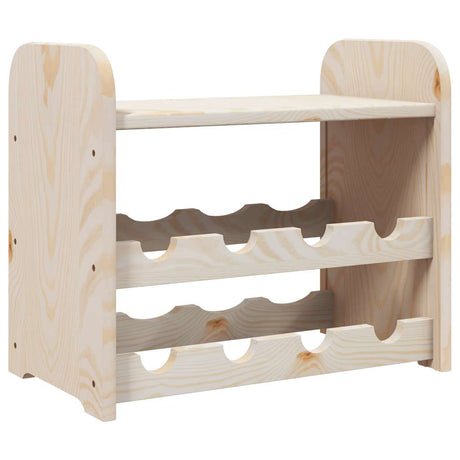 Vidaxl wijnrek met bovenblad 43x25x37 cm massief grenenhout