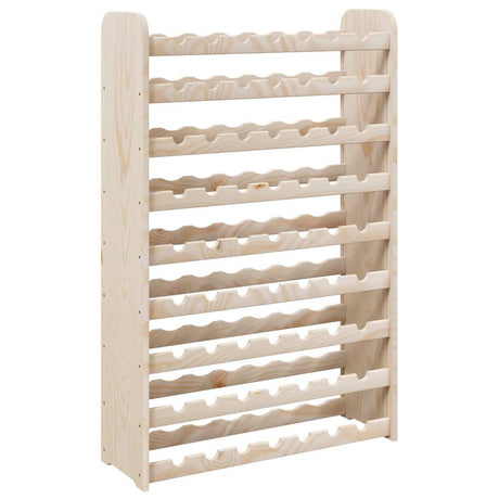 Vidaxl wijnrek 72,5x25x111,5 cm massief grenenhout