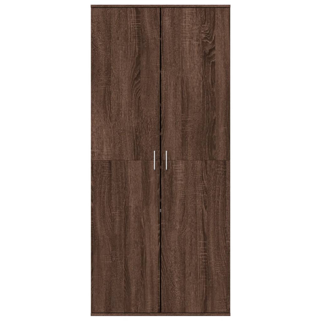 Vidaxl Schong Cabinet 80x39x178 cm schneiden Holzbroch Okfaarf