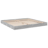 Vidaxl bedframe zonder matras 180x200 cm spaanplaat grijs sonoma