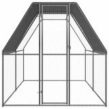 Vidaxl Chicken Coop 2x4x2 M galvanisert stål