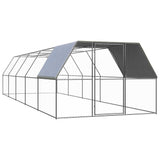 Vidaxl Chicken Coop 3x10x2 M galvanisert stål