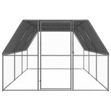 Vidaxl Chicken Coop 3x6x2 M Galvanized Steel