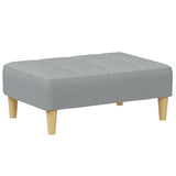 Vidaxl voetenbank 77x55x31 cm stof lichtgrijs