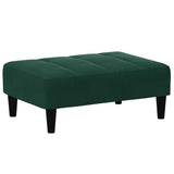 Vidaxl voetenbank 77x55x31 cm fluweel donkergroen