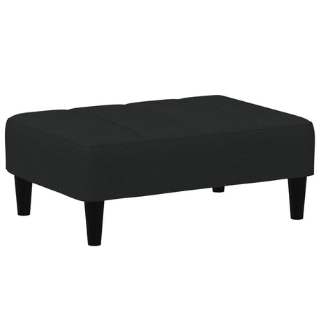 Vidaxl voetenbank 77x55x31 cm fluweel zwart