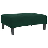 Vidaxl voetenbank 77x55x31 cm fluweel donkergroen