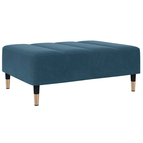 Vidaxl voetenbank 77x55x31 cm fluweel blauw