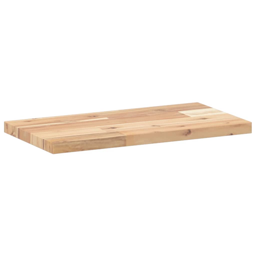 Vidaxl wandschap zwevend 60x20x2 cm onbehandeld massief acaciahout