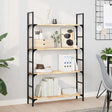 Vidaxl wandschappen 2 st zwevend 80x20x2 cm onbehandeld acaciahout
