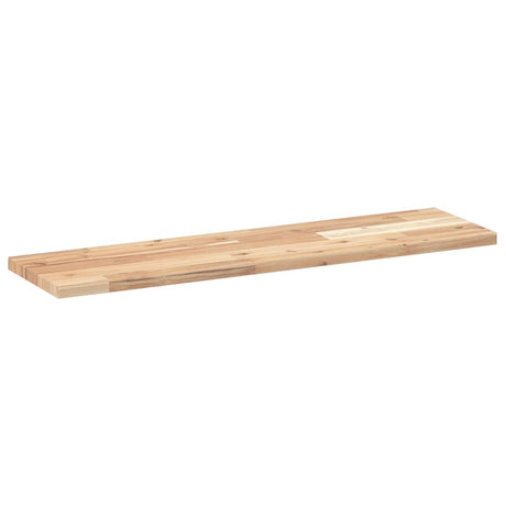 Vidaxl wandschappen 3 st zwevend 100x20x2 cm onbehandeld acaciahout